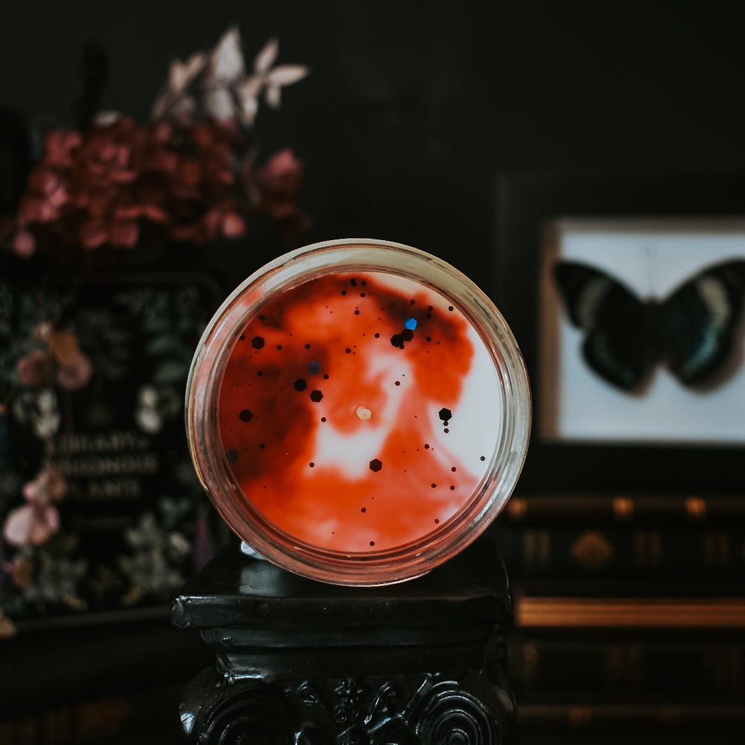 Haunted Library Candle