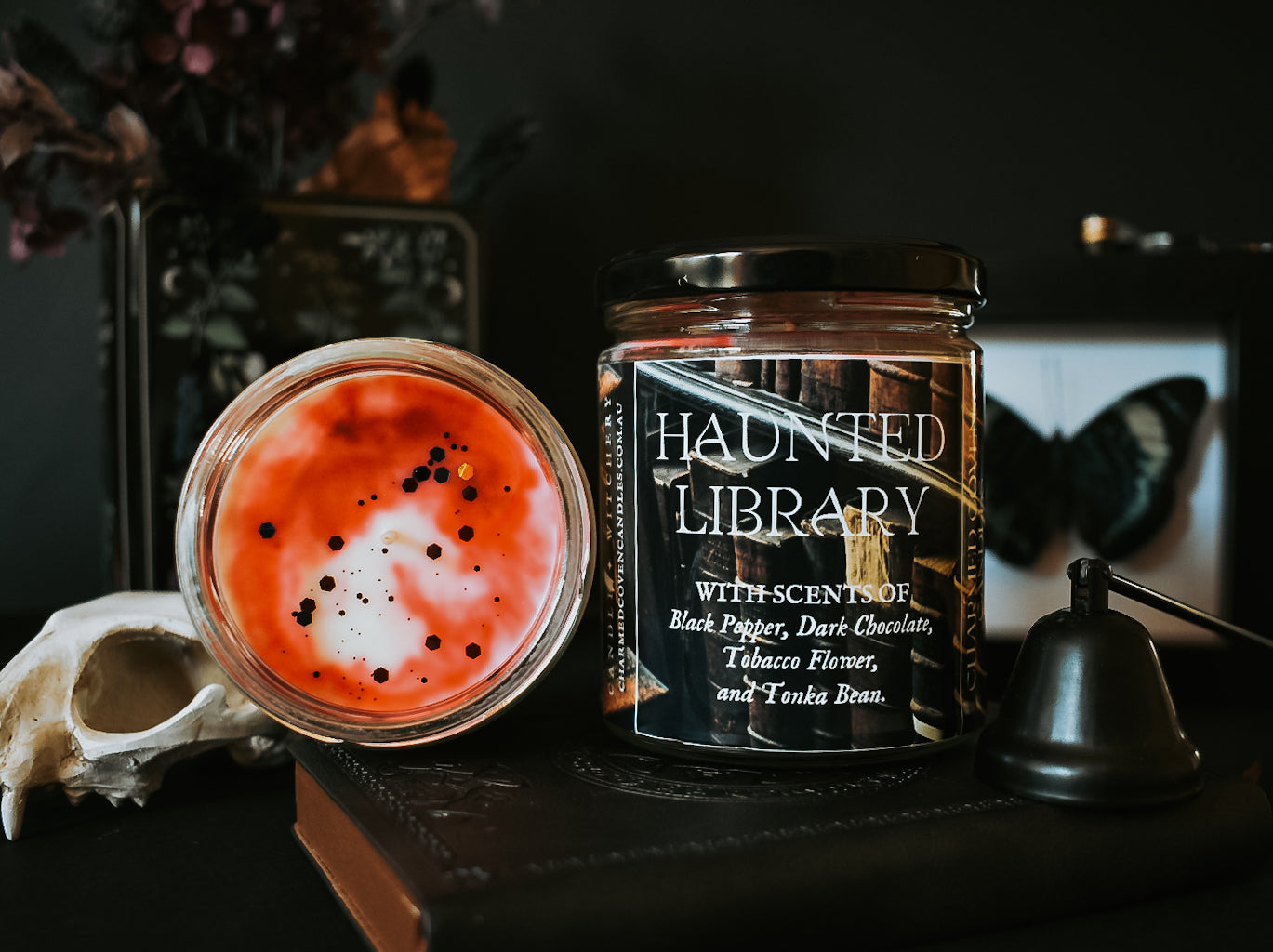 Haunted Library Candle
