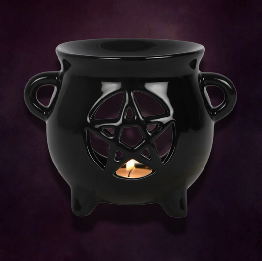 Pentagram Cauldron Wax Warmer