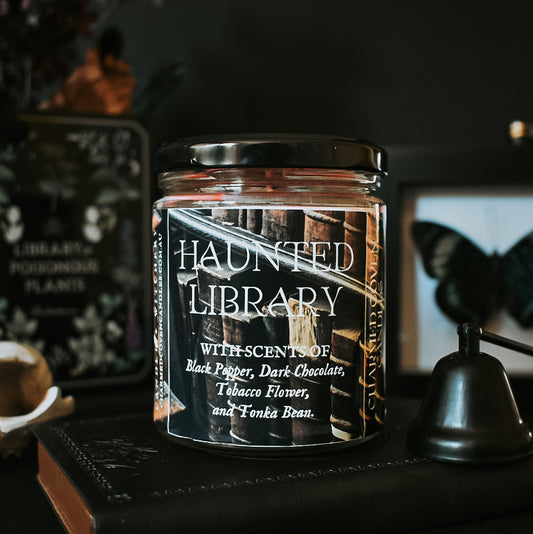 Haunted Library Candle