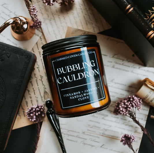 Bubbling Cauldron Candle