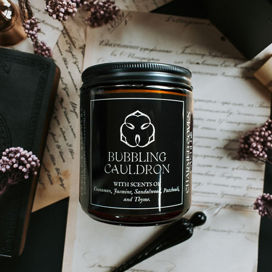 Bubbling Cauldron Candle