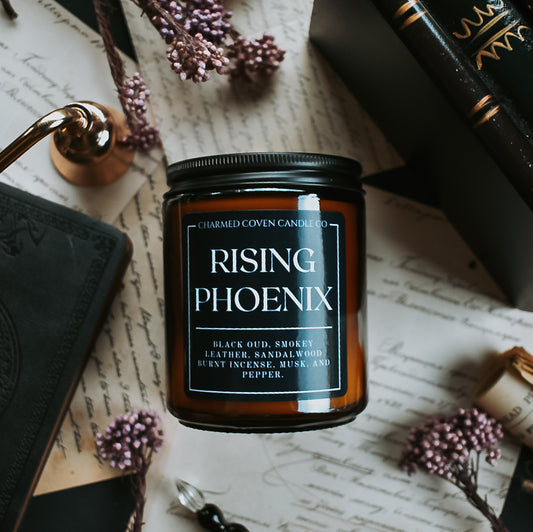 Rising Phoenix Candle
