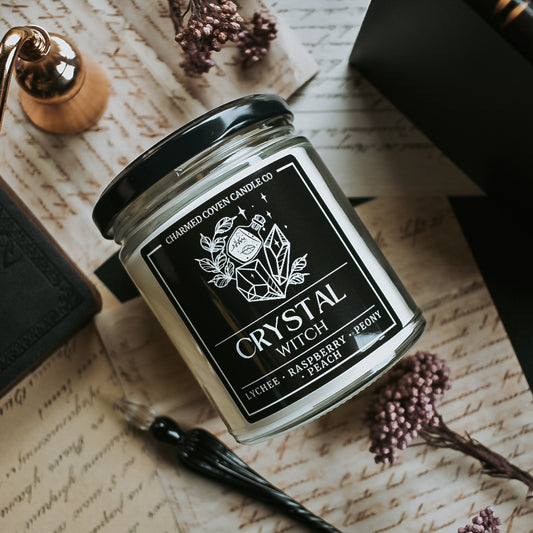 Crystal Witch Candle